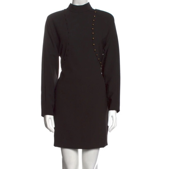 Nicole Miller Puff Sleeve Dress - Picture 6 of 9